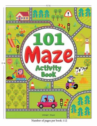 101 Maze Activity Book: Fun Activity Book For Children