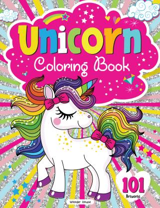 101 Unicorn Colouring Book: Fun Activity Colouring Book For Children