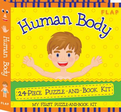 24 piece Puzzle + Book - Human Body
