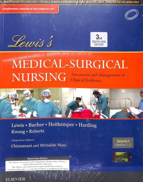 Lewis's Medical-Surgical Nursing, Third South Asia Edition (Paperback)