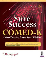SURE SUCCESS COMED-K (SOLVED QUESTION PAPERS FROM 2015-2004)