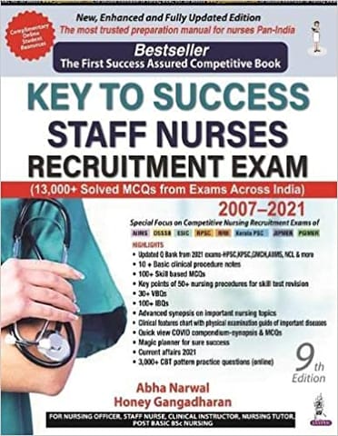 Key To Success: Staff Nurses Recruitment Exam (2007-2021) (Paperback)