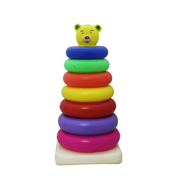 Plastic Teddy Rings, Multicolour