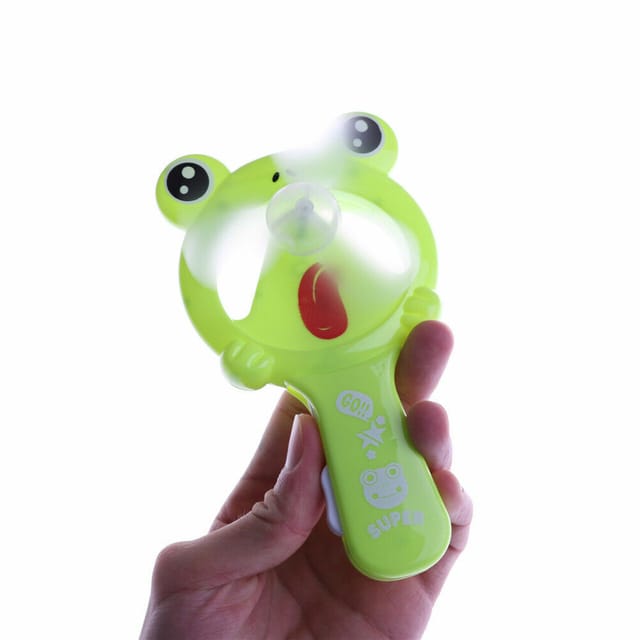 Frog Portable Mini Fan Hand Press Cooling Fan Kids Toys