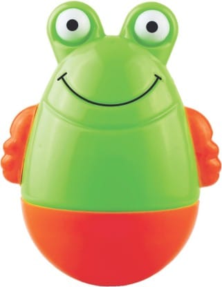 Toyzee Roly Poly Frogee Toy  (Multicolor)