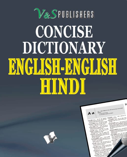 Concise English - English - Hindi Dictionary (Pocket Size)