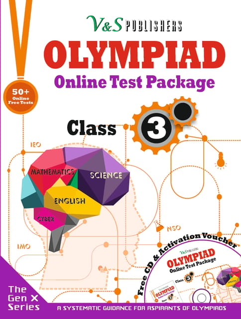 Olympiad Online Test Package Class 3  (Free CD With Activation Voucher)