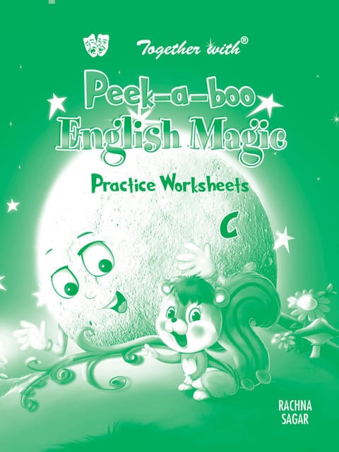 Peek a boo English Magic C Preforated Practice worksheet