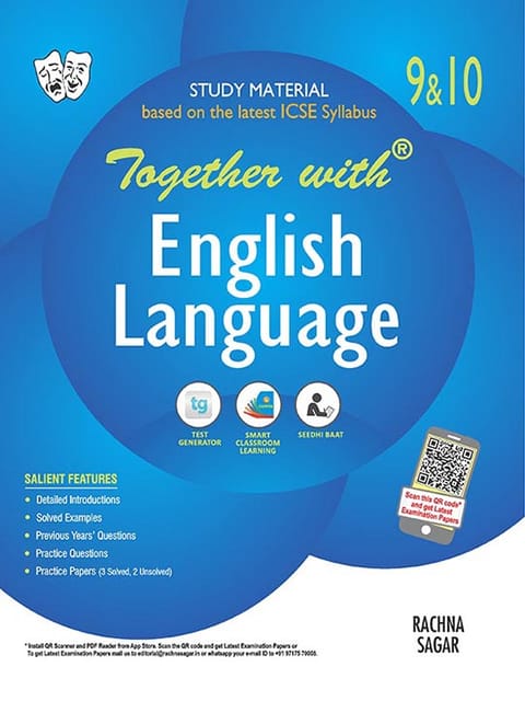 Together with ICSE English Language Study Material for Class 9 & 10 (For 2021-2022 Examination)