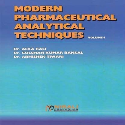 Modern Pharmaceutical Analytical Techniques Vol I??(English, Paperback)