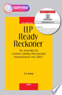 Taxmann's LLP Ready Reckoner ? Comprehensive Subject-wise Practical Guide to the Limited Liability Partnership Act (as amended by LLP?
