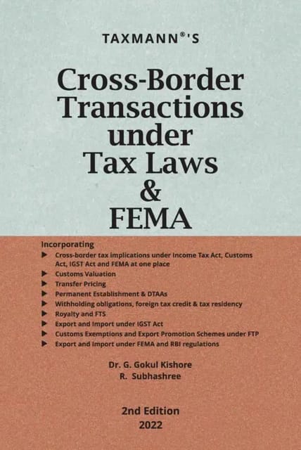 Taxmann?s Cross-Border Transactions under Tax Laws and FEMA?