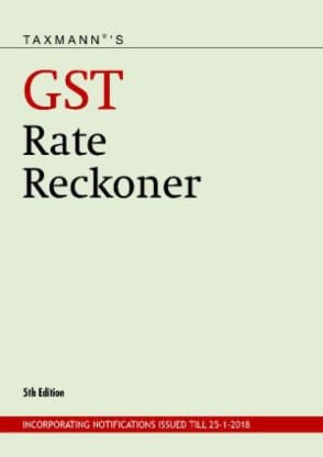 GST Rate Reckoner??(English, Paperback, Taxmann)