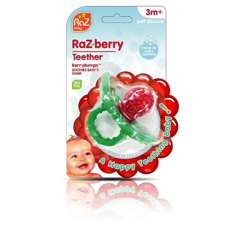 RaZberry Single Teether - Mint (Sage)