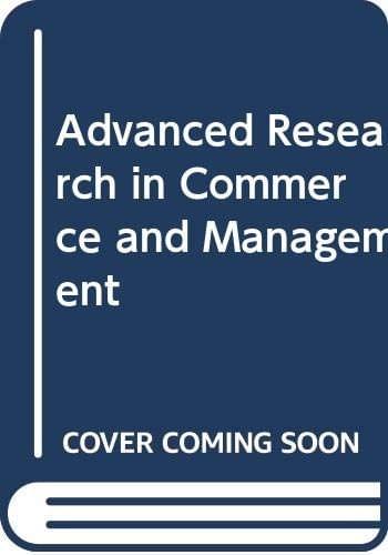Advanced Research in Commerce & Management