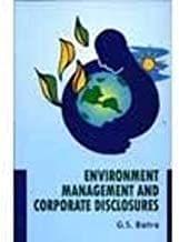 Environment Management and Corporate Disclosures