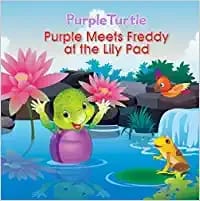 Purple Meets Freddy At The Lily Pad