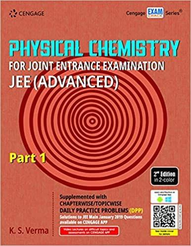 PHYSICAL CHEMISTRY FOR JEE ADVANCED : PART I, 2ND EDITION [(Paperback)]?