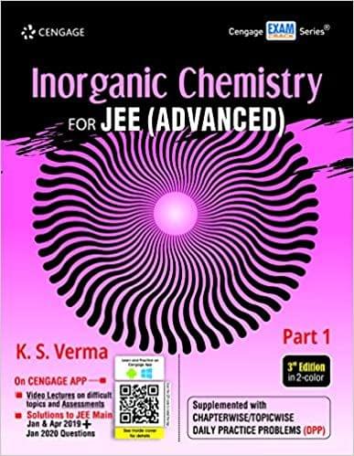 Inorganic Chemistry for JEE (Advanced): Part 1, 3rd edition book