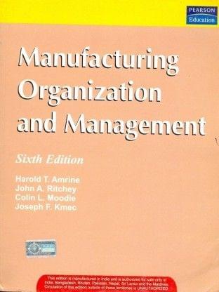 Manufacturing Organization & Managment