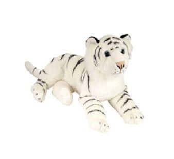 Laying white tiger 12 inches