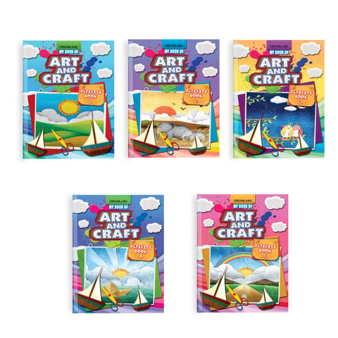 My Book of Art & Craft - Pack (5 Titles) : Interactive & Activity  Children Book