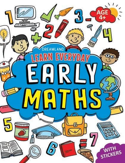 Learn Everyday Early Maths - Age 4 : Interactive & Activity  Children Book