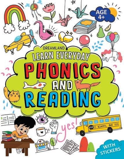 Learn Everyday Phonics and Reading- Age 4 : Interactive & Activity  Children Book