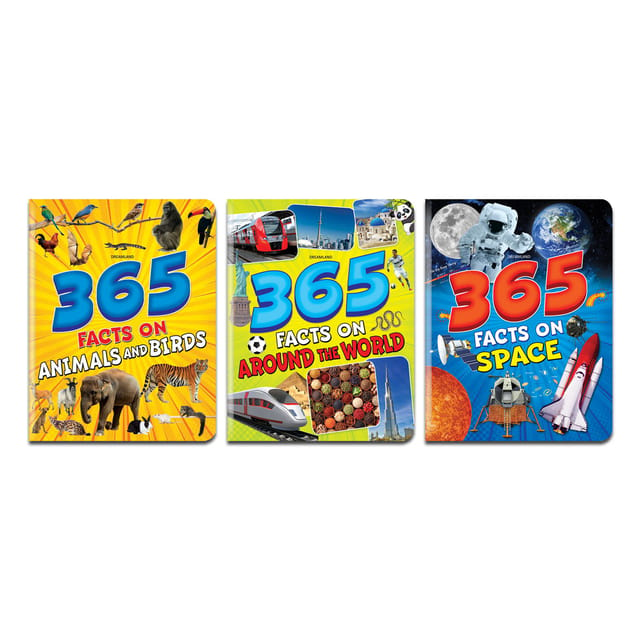 365 Facts Series - (A set of 3 Books) : Reference Children Book