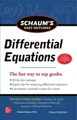 Easy Outline Of Differential Equations | Revised Edition??