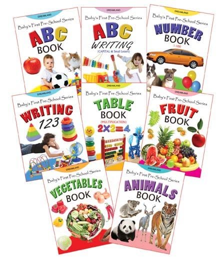 Baby First pre-school (8 Titles) Pack : Early Learning Children Book