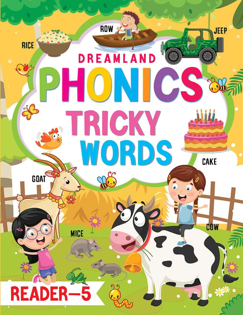 Phonics Reader - 5 (Tricky Words) Age 8 : Early Learning Children Book