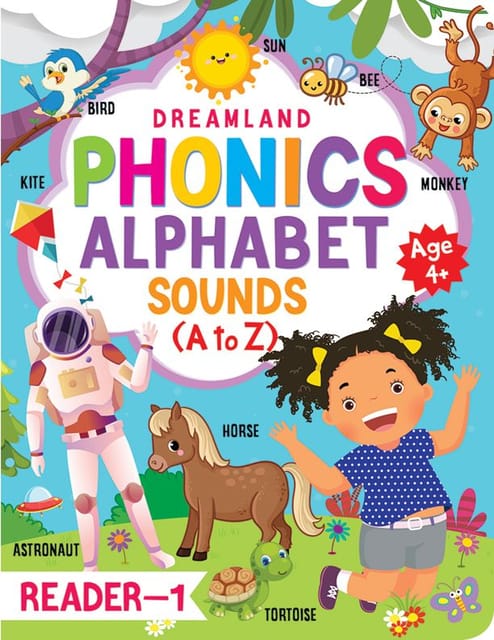 Phonics Reader -1 (Alphabet Sounds, A to Z) Age 4 : Early Learning Children Book