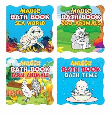 Magic Bath Books (A set of 4 Books) : Picture Book Children Book