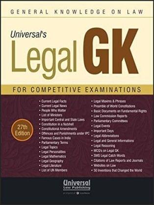 Legal Gk (General Knowledge On Law) For Competitive Examinations?