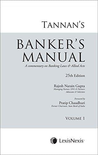 Tannan'S Banker'S Manual- A Commentary On Banking Laws & Allied Acts (Set Of 2 Volumes)