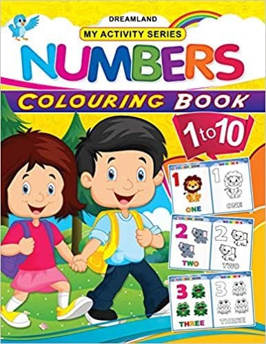 My Activity- Numbers Colouring Book : Interactive & Activity  Children Book
