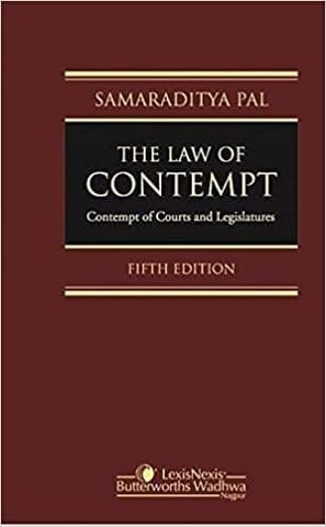 The Law Of Contempt-Contempt Of Courts And Legislatures 5/E Hb?