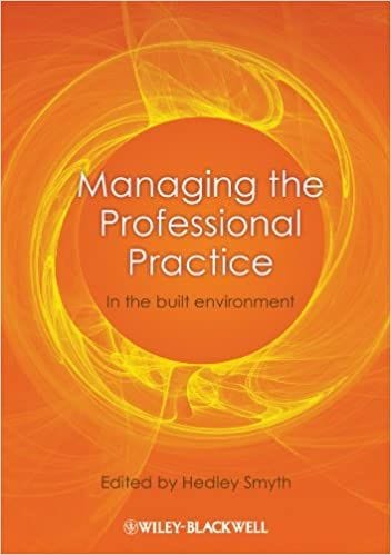 Managing The Professional Practice: In The Built Environment?