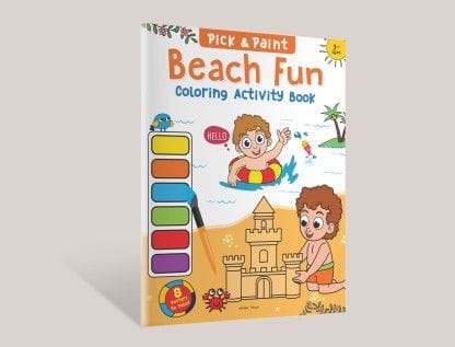 Pick and Paint Coloring Activity Book for Kids Beach Fun