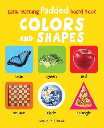 Early Learning Padded Book of Colors and Shapes - By Miss & Chie