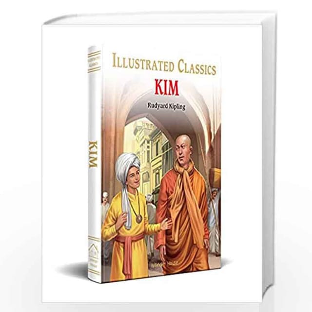 KIM FOR KIDS : ILLUSTRATED ABRIDGED CHILDREN CLASSICS ENGLISH NOVEL WITH REVIEW QUESTIONS