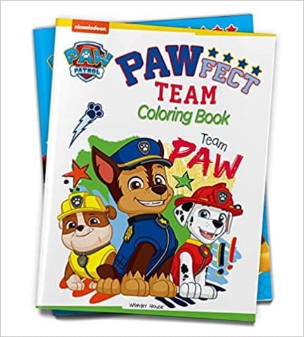 Pawfect Team: Paw Patrol Coloring Book For Kids