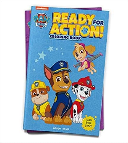 Ready For Action! : Paw Patrol Giant Coloring Book For Kids