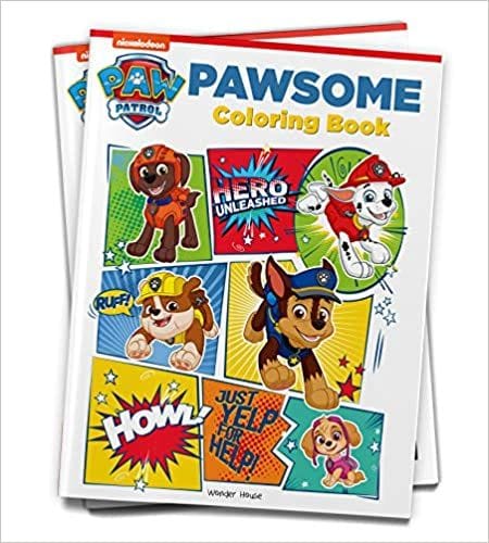 Pawsome: libro de colorear de Paw Patrol