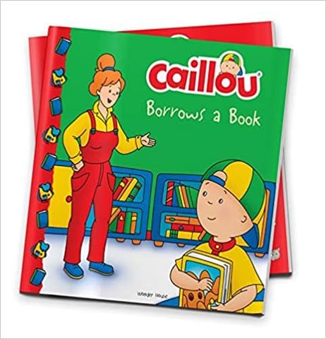 Caillou-borrows a book?