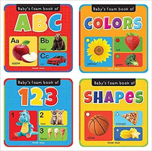 My First Gift Set of Foam Books: Foam Books For Babies (ABC Alphabet, 123 Numbers, Colors, Shapes)?