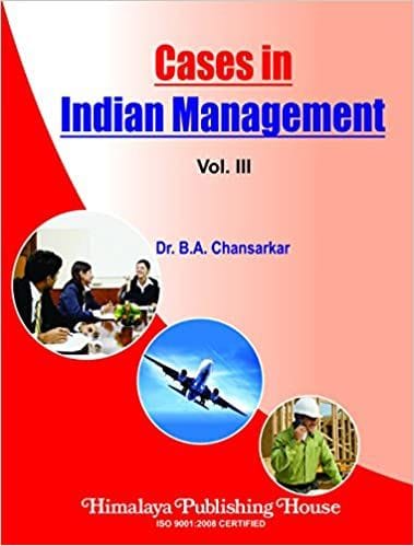 Cases in Indian Management Vol - III?