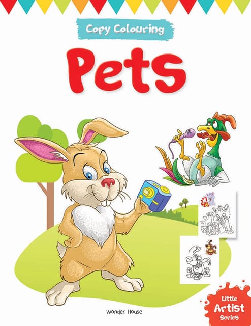 Little Artist Series Pets: Copy Colour Books