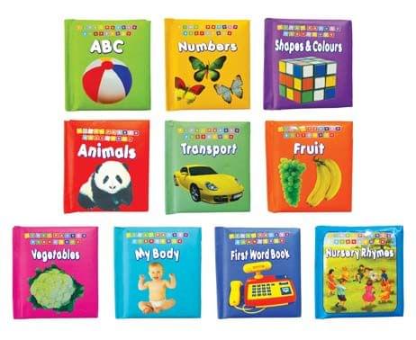 First Padded Board Book - Gift Pack (10 Titles) : Early Learning Children Book